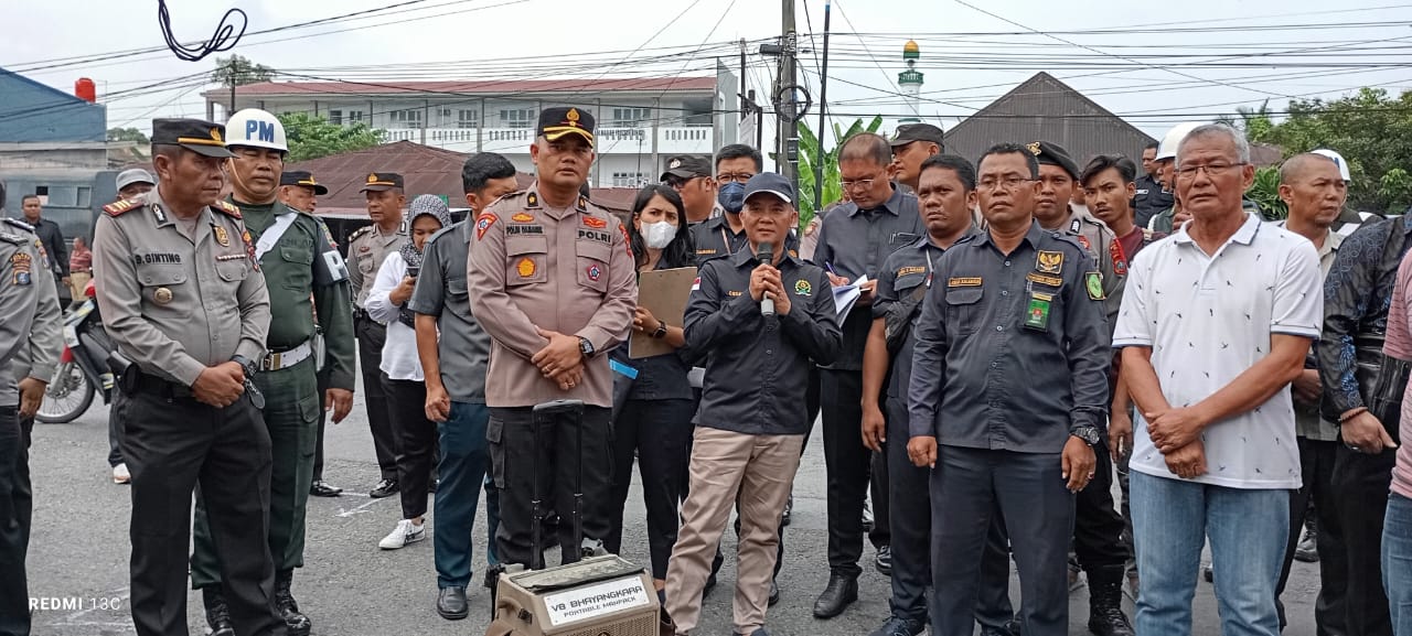 Polres Binjai Gelar Pengamanan Eksekusi Pengosongan Tanah dan Bangunan