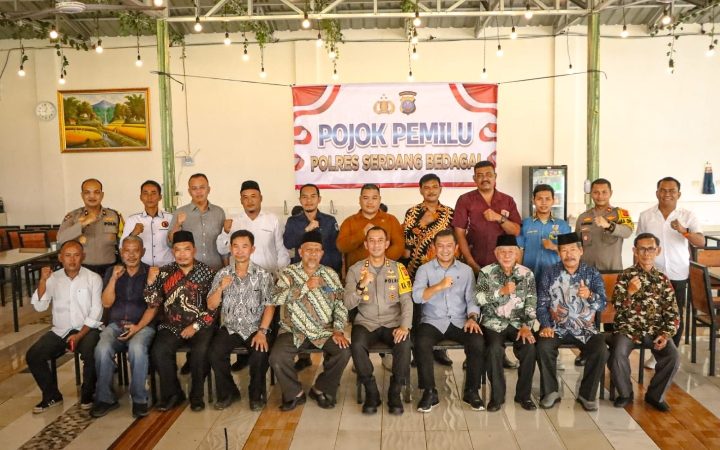 Polres Sergai Gelar Pojok Pemilu Serentak 