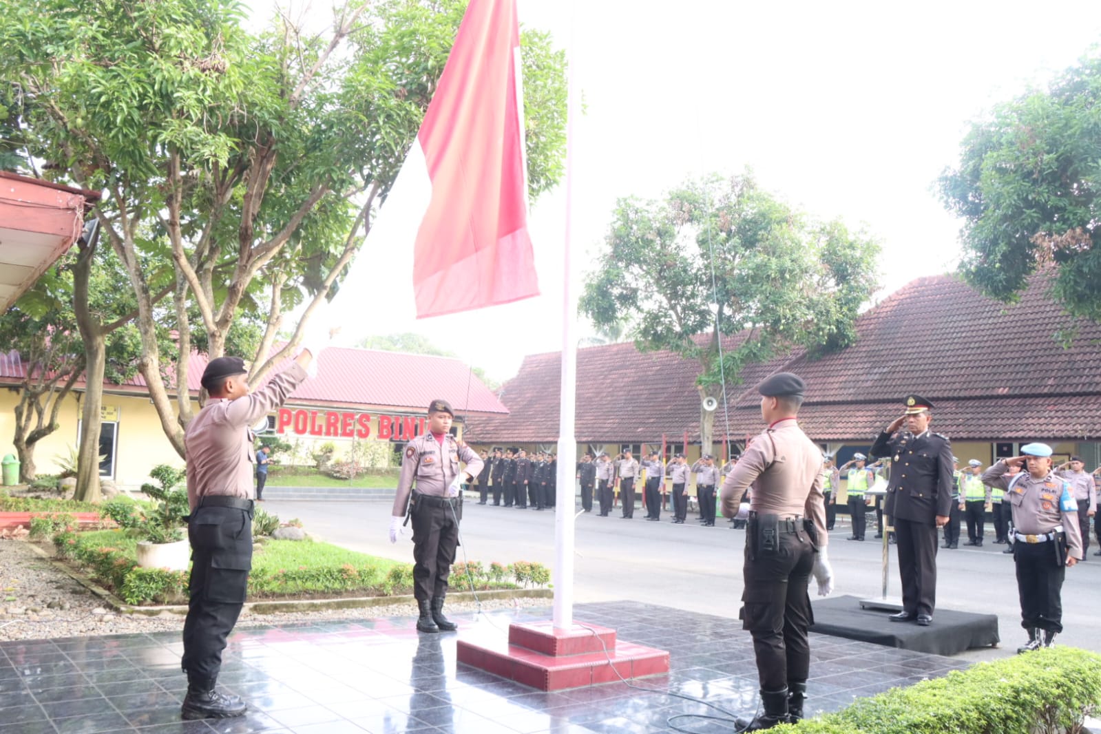Polres Binjai Gelar Peringatan Hari Lahir Pancasila Tahun 2024