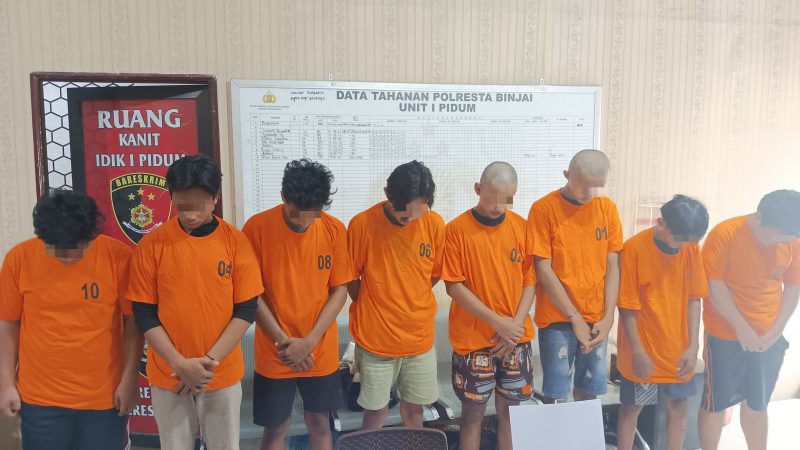 Polres Binjai Ringkus Pelaku Begal di Km 18