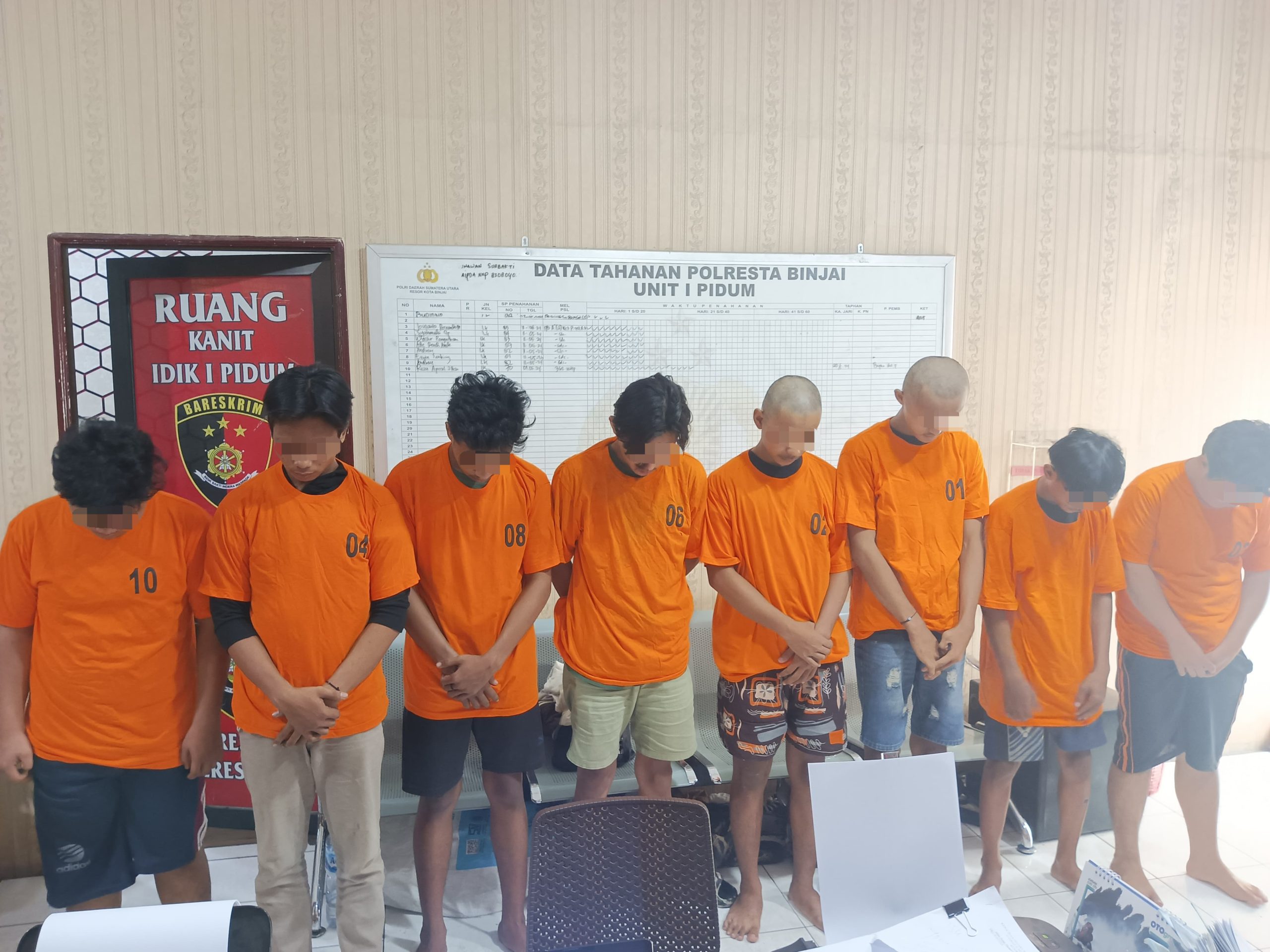 Polres Binjai Ringkus Pelaku Begal di Km 18