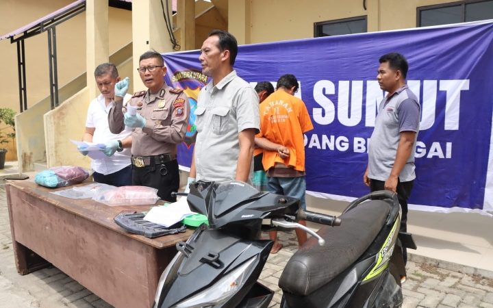 Polsek Dolok Masihul Polres Sergai Dengan Tim Intel Brigif 7/RR Berhasil Ungkap Kasus Pembakaran Rumah 
