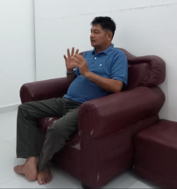 Empat Pria  Mengaku Dari PT Jui Shin Indonesia, Akan Dilaporkan Diduga Bersubahat untuk  mengintimidasi Kades Gambus Laut