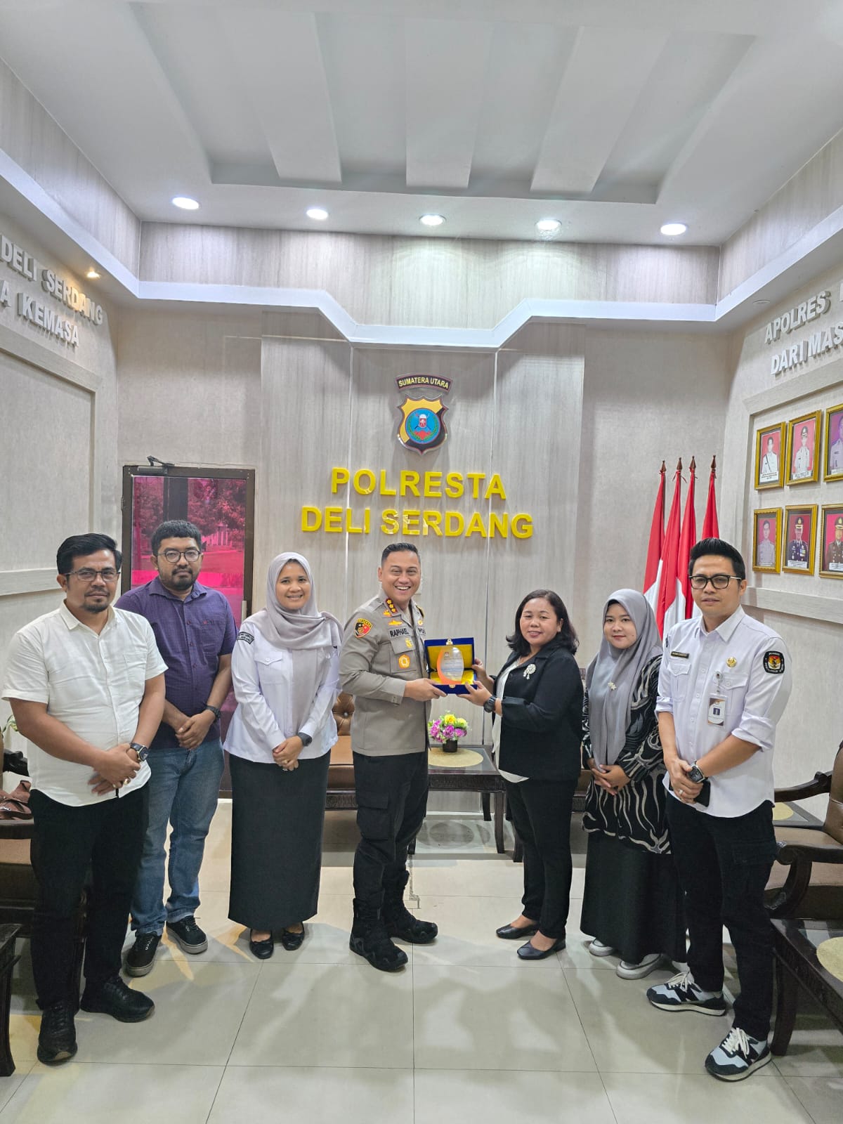 Sinergitas Sukseskan Pilkada Serentak 2024, Kapolresta Deli Serdang Terima Audensi Dari KPU Deli Serdang