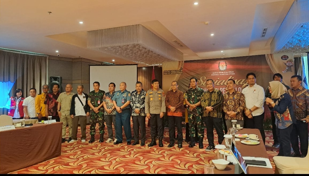KPU Provinsi Sumut Sosialisasi Tahapan Pencalonan Gubernur dan Wakil Gubernur Sumut Tahun 2024