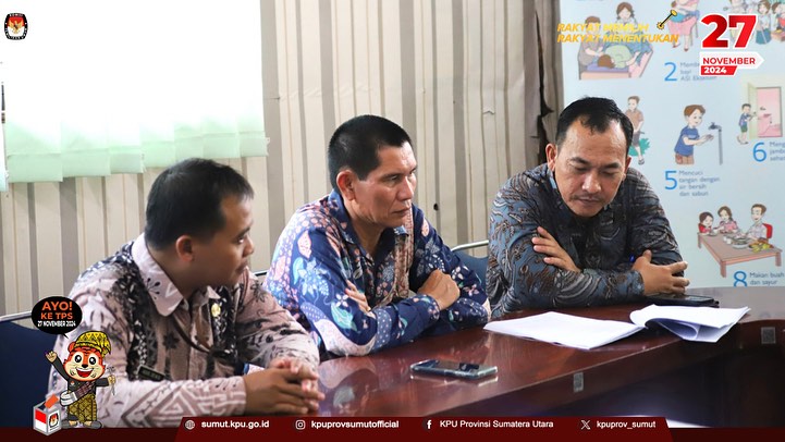KPU Sumut Gelar Audensi Dengan Dinkes Sumut