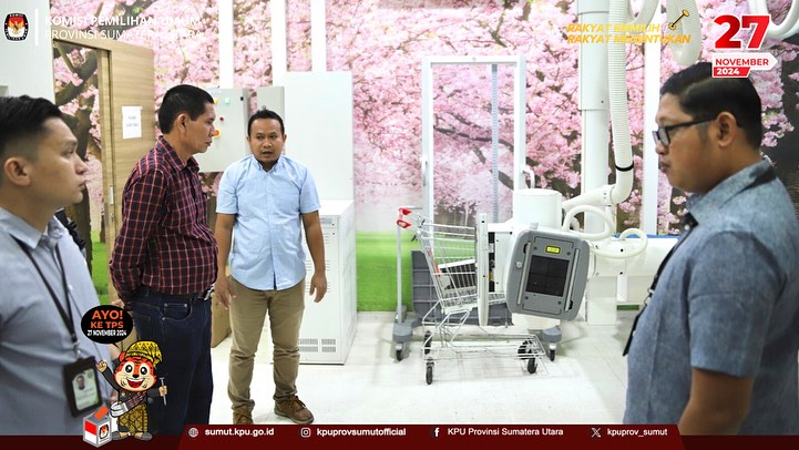 KPU Provinsi Sumut Tinjau RS TK II Putri Hijau Medan
