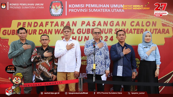 KPU Sumut Siap Merima Pendaftaran Cagub dan Cawagubsu di Pilkada 2024