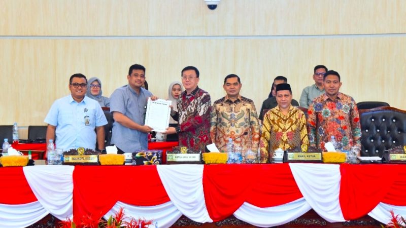 DPRD Medan dan Pemko Setujui Rancangan APBD 2025