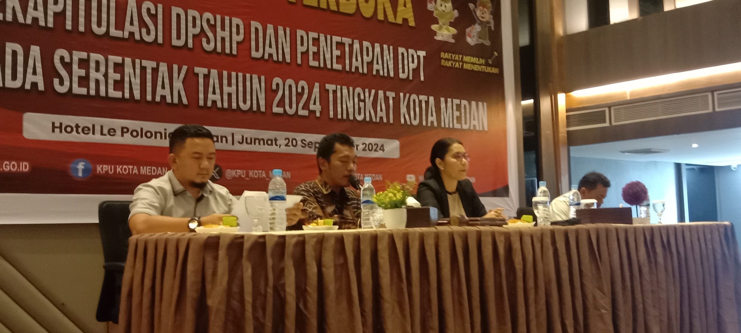 KPU Kota Medan Tetapkan DPT Pilkada Medan Sebanyak 1.799.421 Pemilih