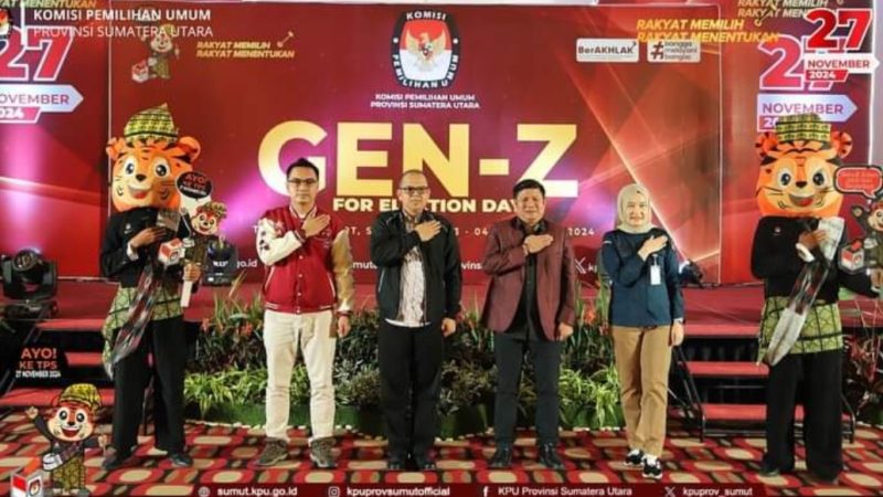 Kegiatan Sosdiklih Gen Z Resmi Dibuka KPU Sumut