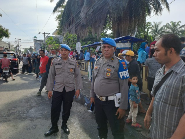 Keamanan Terjamin: Polda Sumut Amankan Kampanye Senam Sehat Cagub di Medan