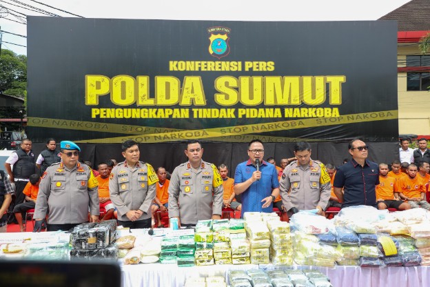Perangi Narkoba: Kurun Waktu 46 Hari Polda Sumut Ungkap 673 kasus, Berhasil Selamatkan 1,7 Juta Jiwa