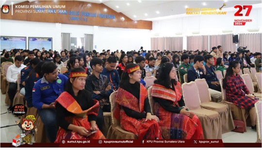KPU Sumut Goes To Campus di Aula Lantai 6 Fakultas Kedokteran Universitas HKBP Nomensen