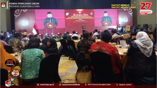 KPU Sumut Hadiri Kegiatan Bimtek Pemungutan dan Penghitungan Surat Suara di Jakarta