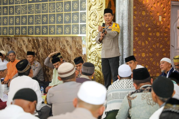 Silaturahim Bersama Ulama di Batubara, Wakapolda Sumut : Pilkada jangan membuat kita terpecah