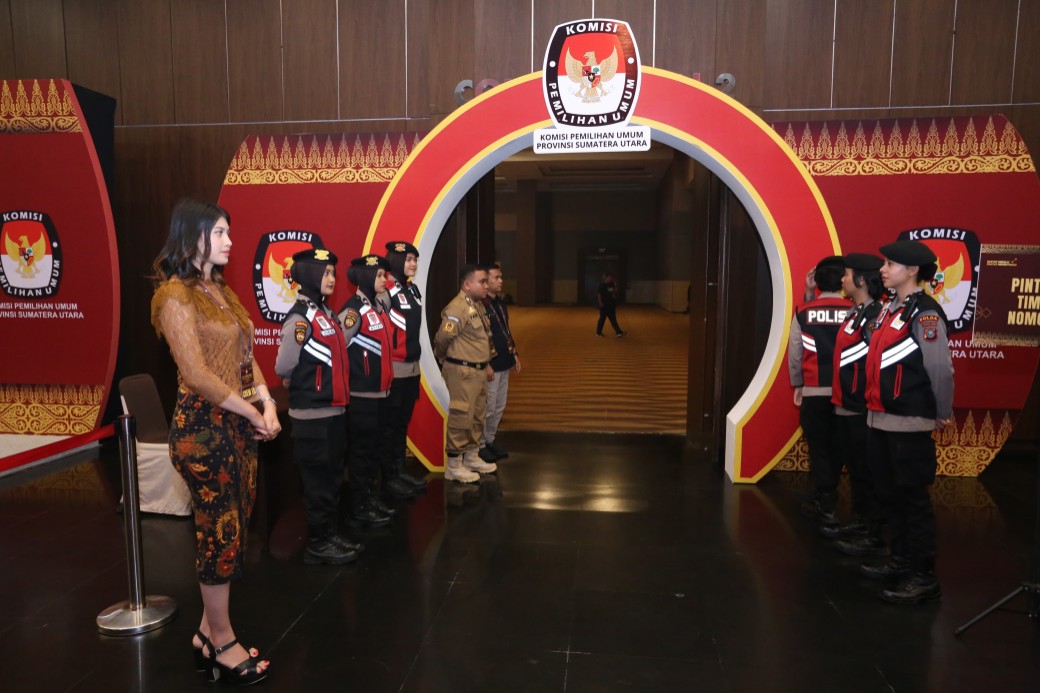 Pengamanan Ketat Debat Publik II Pilgub Sumut, 489 Personel Tersebar di Tiga Ring