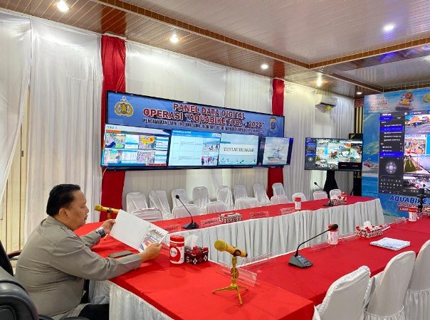Command Center Polda Sumut Kendalikan pengamanan Aquabike Jetski 2024