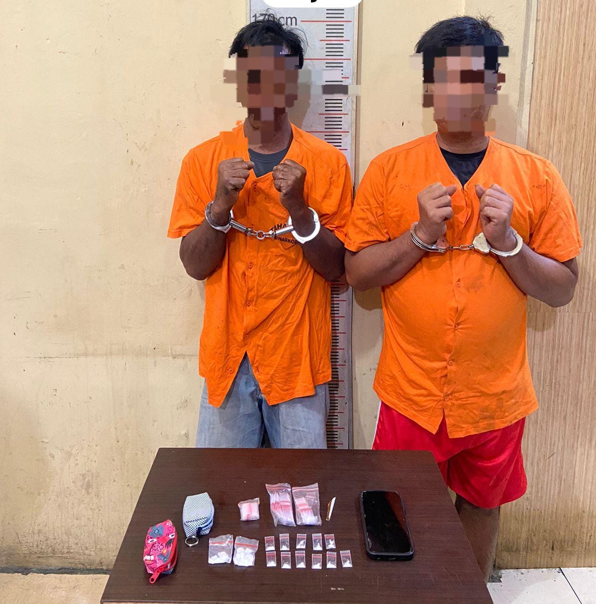 Polres Langkat Bongkar Jaringan Pengedar Sabu di Secanggang, Dua Pelaku Ditangkap