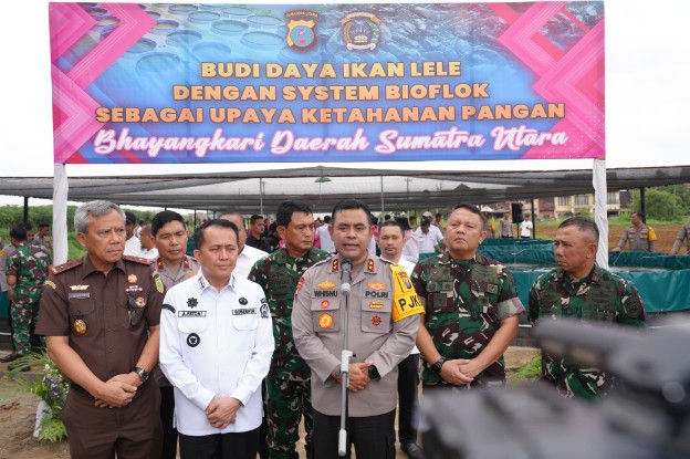 Sukseskan Swasembada Pangan, Poldasu siapkan 50 Ha Lahan untuk Ditanami