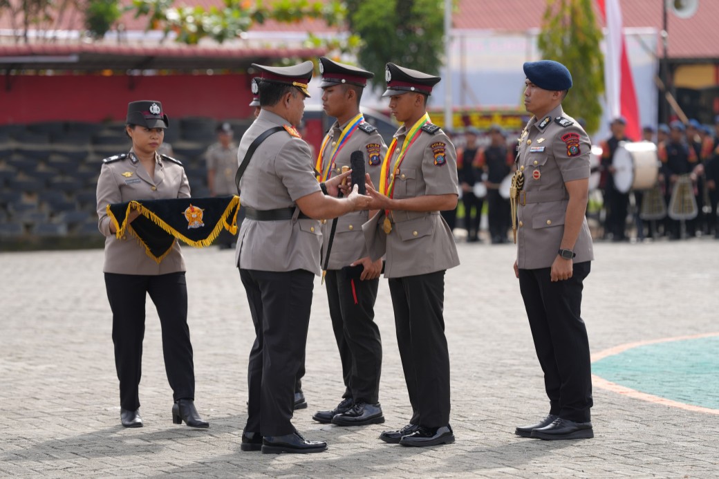 354 Bintara Polri Dilantik di SPN Hinai Polda Sumut, Kapolda: “Jaga nama baik institusi”