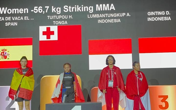 Polwan Polda Sumut Raih Medali Perunggu di World MMA Championship 2024
