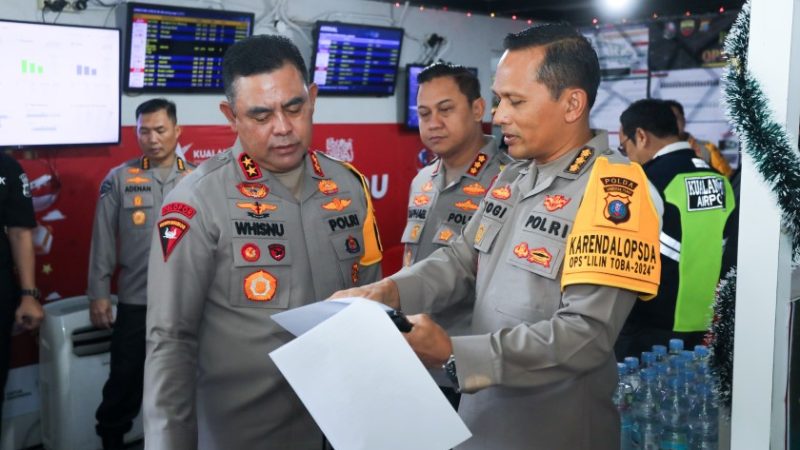 Operasi Lilin 2024: Kapolda Sumut Pastikan Keamanan Bandara Kualanamu dan Jalur Transportasi