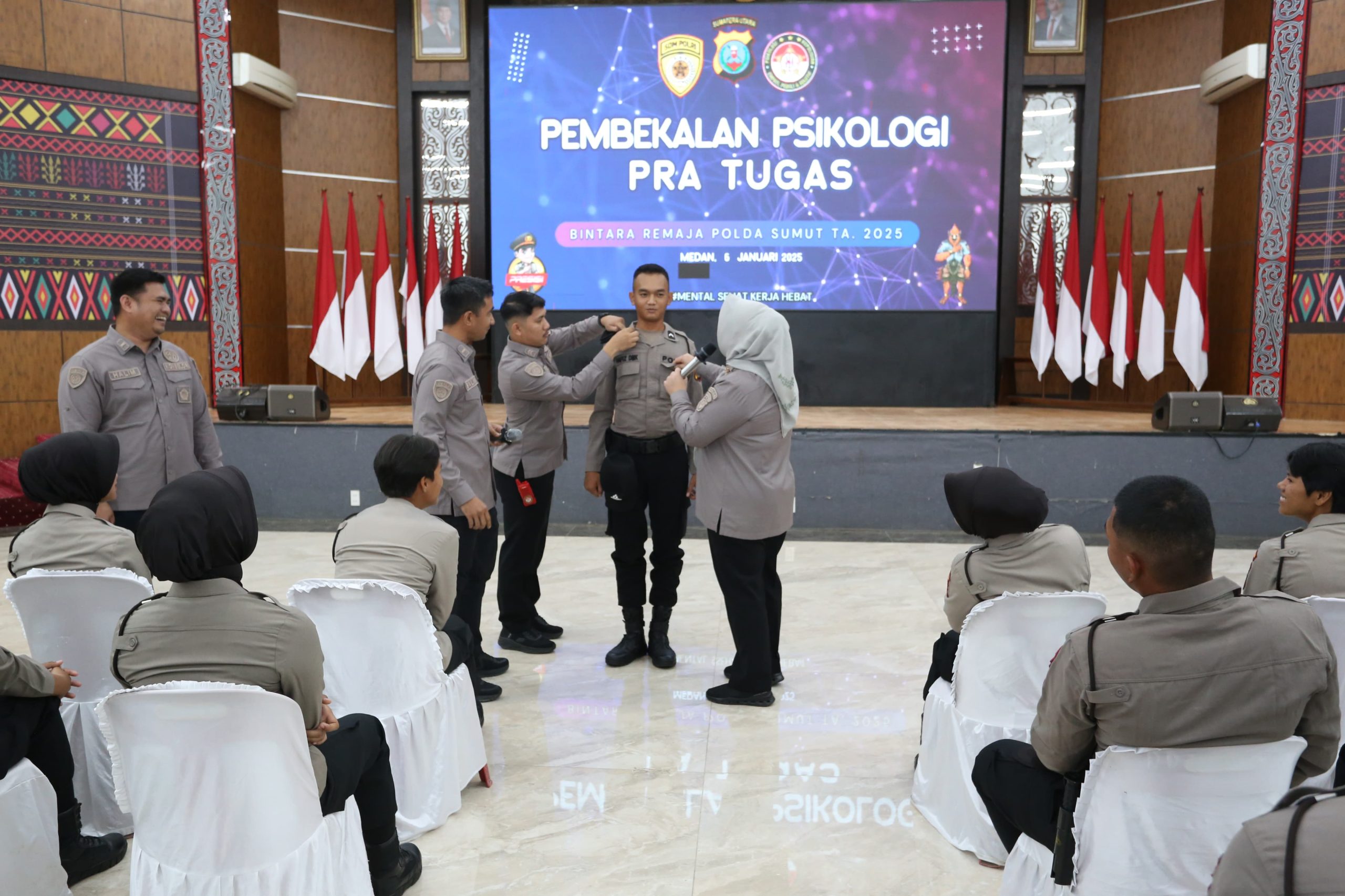 Pra Tugas Bintara Remaja, Polda Sumut bekali Psikologi untuk Mendukung Polri Presisi