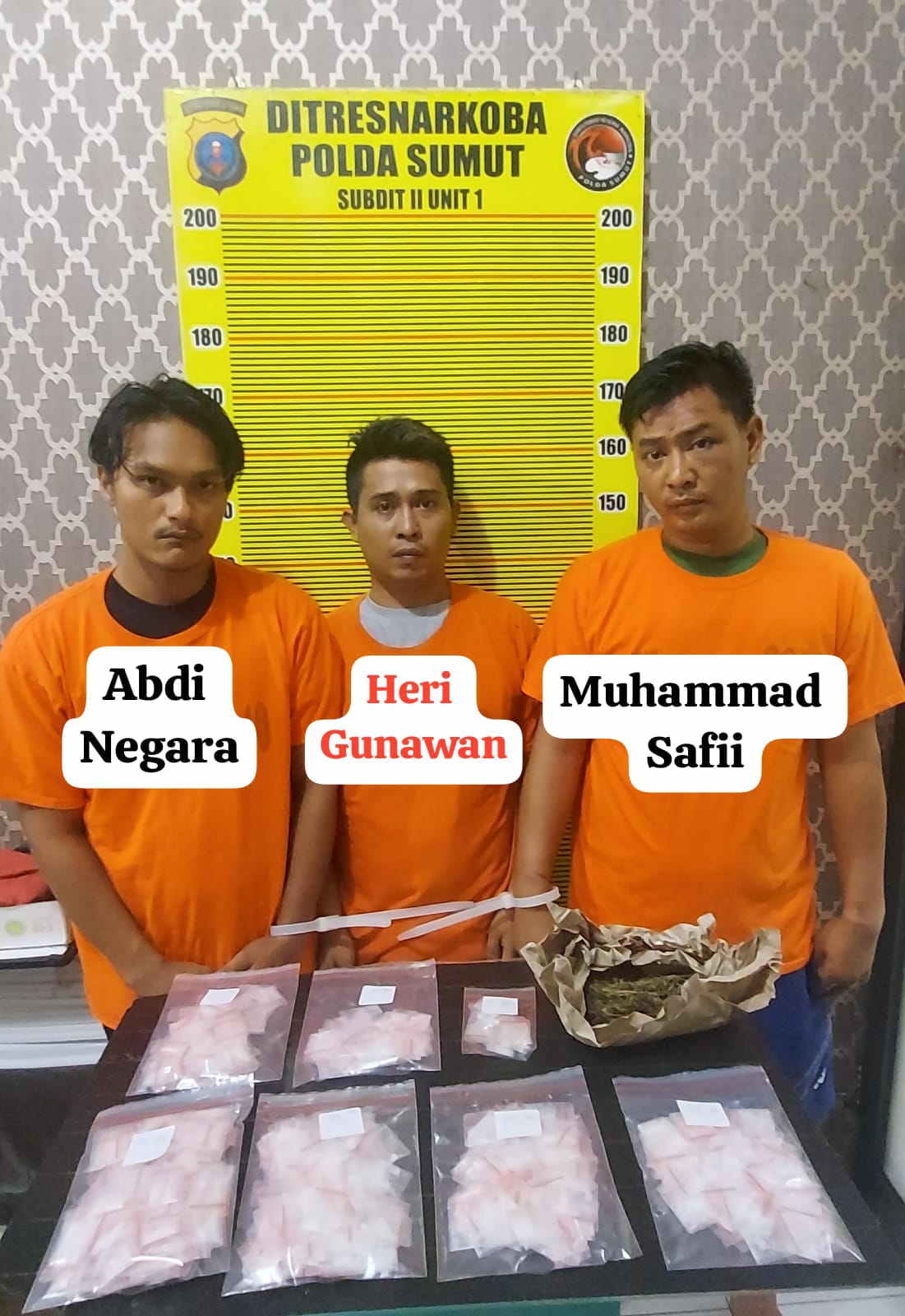 Melawan saat hendak ditangkap, Kenjiro Bandar Narkoba digelandang Tim sus Narkoba Polda Sumut