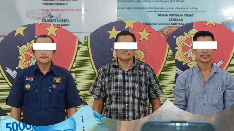 Polres Padang Lawas Tangkap Tiga Oknum LSM Dalam Kasus Pemerasan