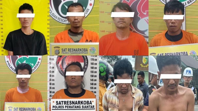 Pekan ini Polda Sumut Amankan 130 Pelaku dan Puluhan Kilogram Barang Bukti