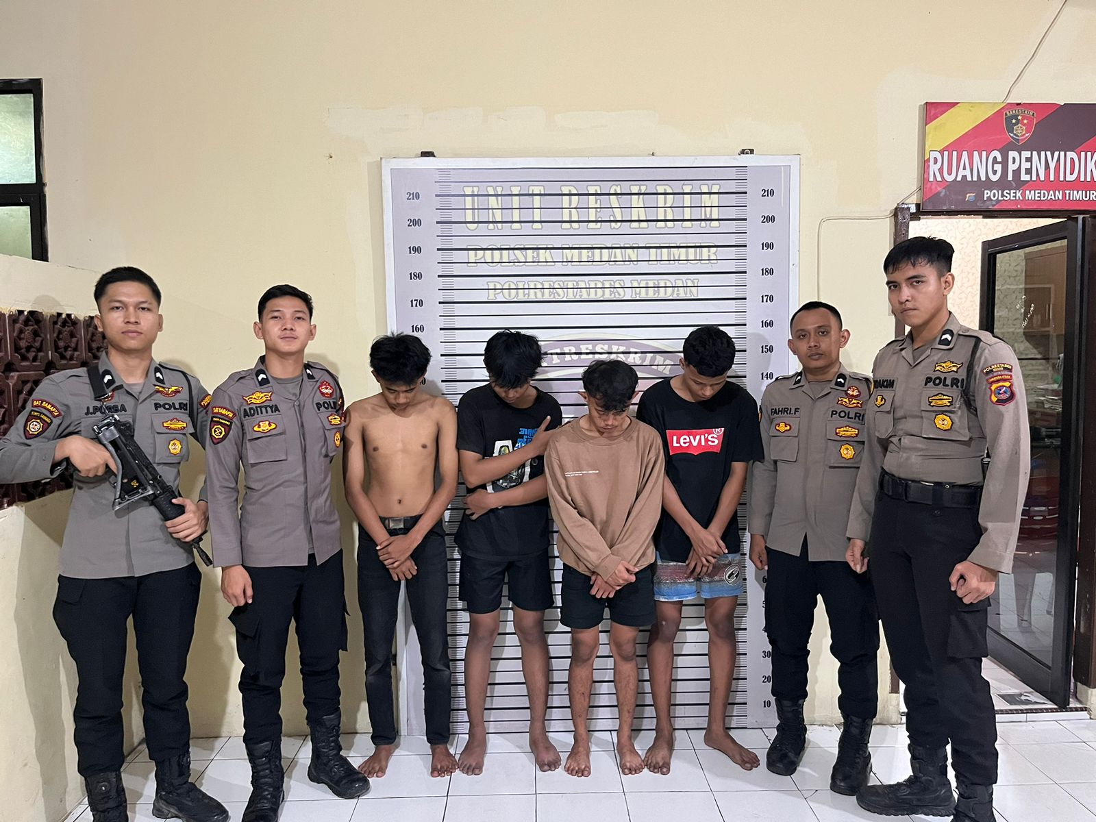 Polisi Bertindak Cepat, 4 Pelaku Genk Motor Diamankan