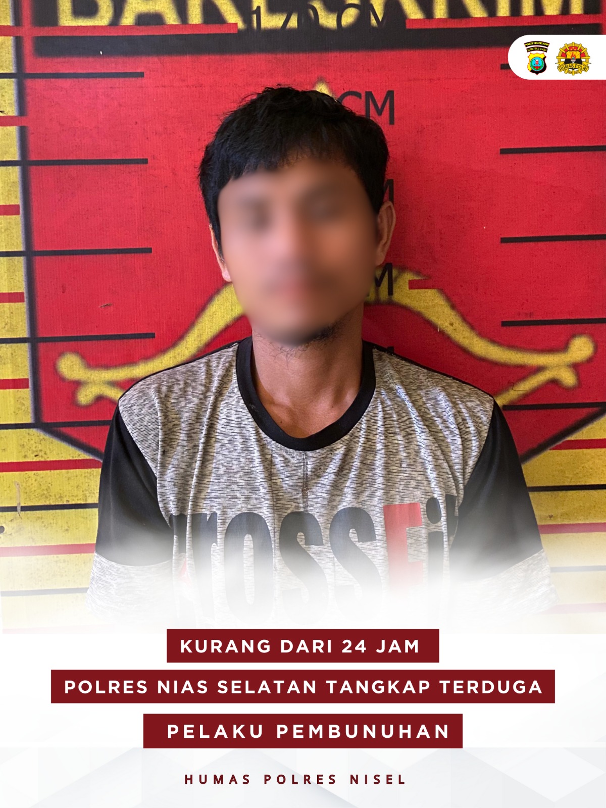 Kurang dari 24 Jam, Polres Nias Selatan Tangkap Terduga Pelaku Pembunuhan