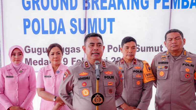 Groundbreaking Dapur Gizi Gratis Polda Sumut, Wujud Kepedulian bagi Generasi Muda
