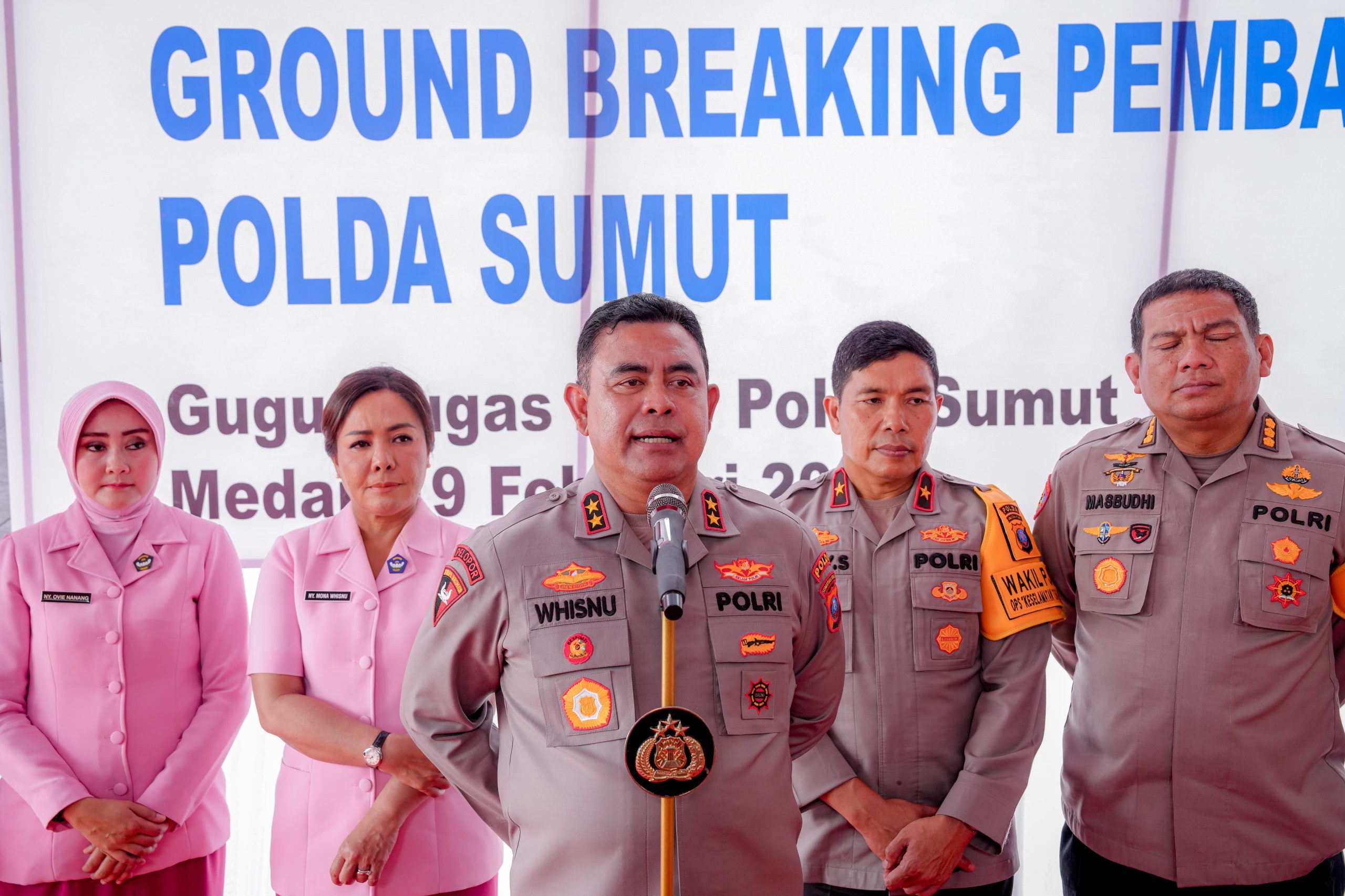 Groundbreaking Dapur Gizi Gratis Polda Sumut, Wujud Kepedulian bagi Generasi Muda