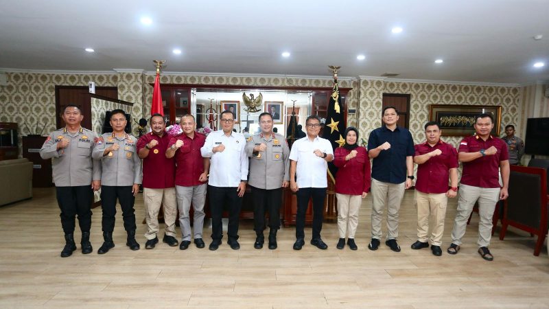 Dampingi Kakanwil Ditjenpas Kepri, Karutan Batam dan Ka.UPT se-Kota Batam Melakukan Audiensi Bersama Kapolda Kepri