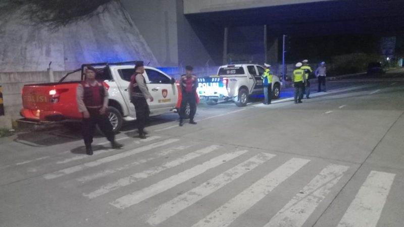 Antisipasi Balap Liar dan bermain petasan Usai Subuh, Satuan Samapta dan Satuan Lalu Lintas Polres Langkat Gelar Patroli di Titik Rawan