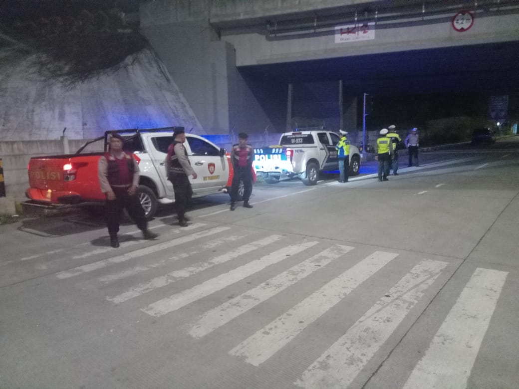 Antisipasi Balap Liar dan bermain petasan Usai Subuh, Satuan Samapta dan Satuan Lalu Lintas Polres Langkat Gelar Patroli di Titik Rawan