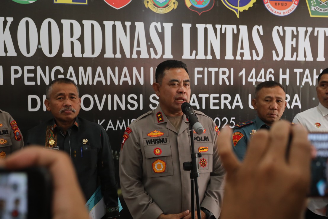 Polda Sumut Siapkan 167 Pos dan 12.104 Personel Untuk Pengamanan Idul Fitri 1446 H