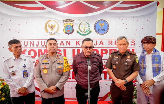 Komisi III DPR RI Apresiasi Kinerja Polda Sumut dalam Menekan Kriminalitas