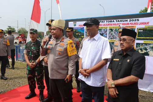 Kapolda Sumut Tinjau Pos PAM Idul Fitri di Sei Karang, Tekankan Sinergi dan Keselamatan Pemudik