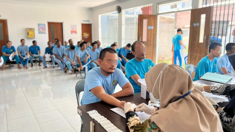Wujudkan Pemasyarakatan Sehat, Rutan Batam Gelar Layanan Mobile VCT HIV dan Sifilis