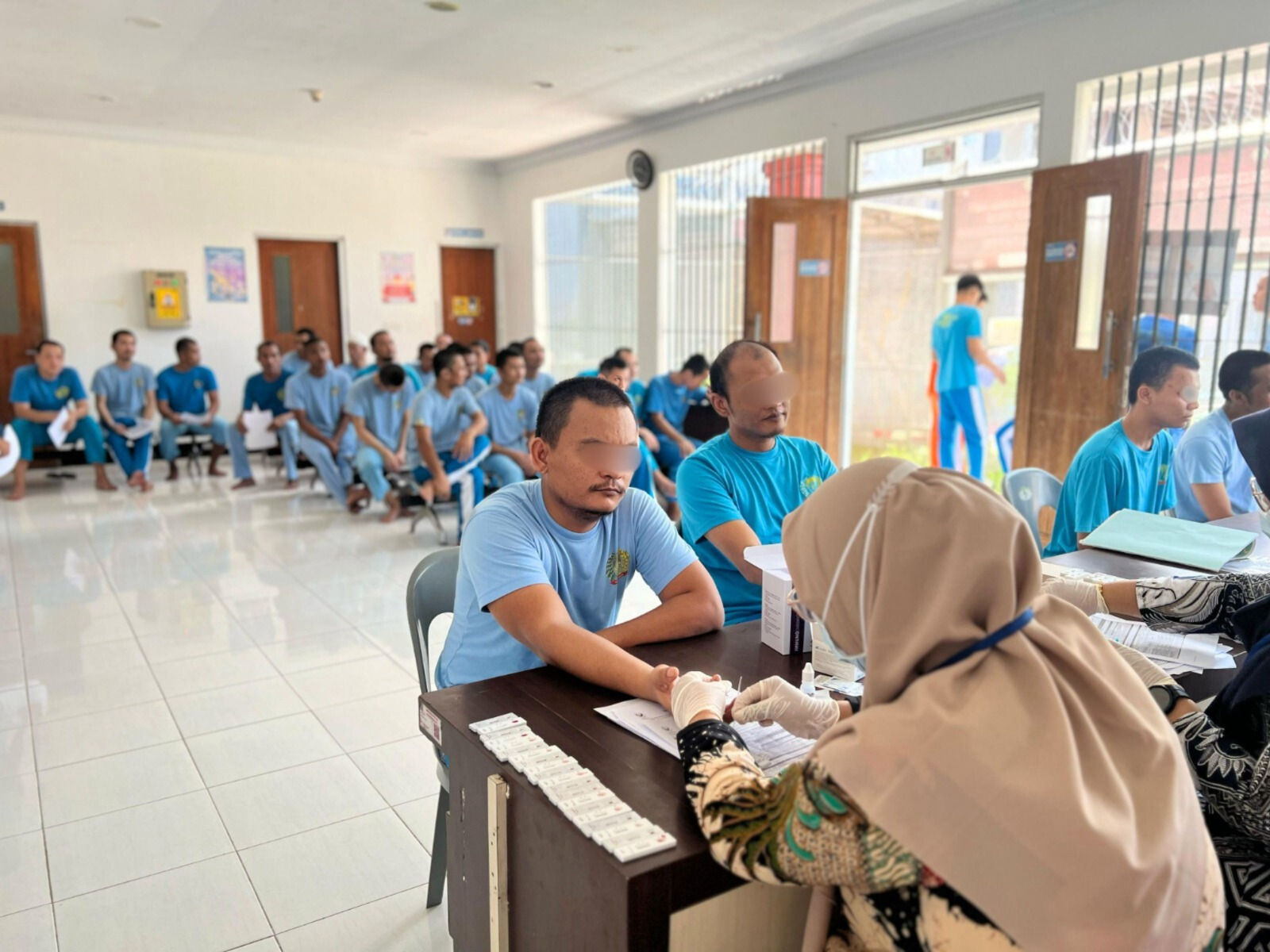 Wujudkan Pemasyarakatan Sehat, Rutan Batam Gelar Layanan Mobile VCT HIV dan Sifilis