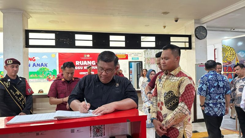 Rutan Batam Terima Kunjungan Sekretaris Kemenko Bidang Hukum Ham,Imigrasi,dan Pemasyarakatan