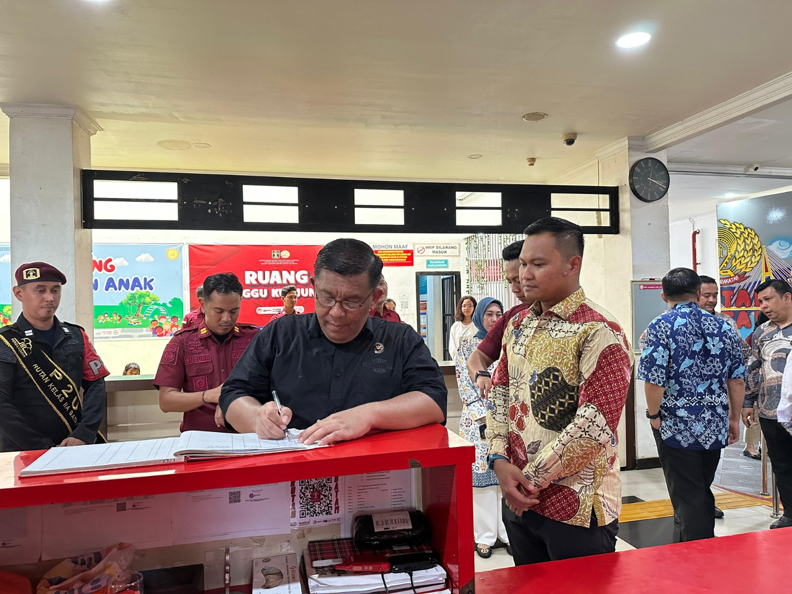 Rutan Batam Terima Kunjungan Sekretaris Kemenko Bidang Hukum Ham,Imigrasi,dan Pemasyarakatan