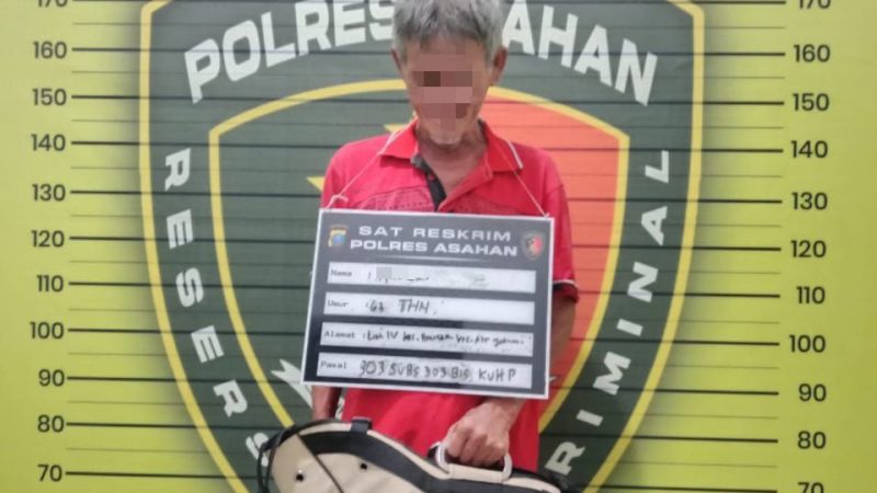 Polres Asahan Gerebek Arena Sabung Ayam, Delapan Pria Diamankan