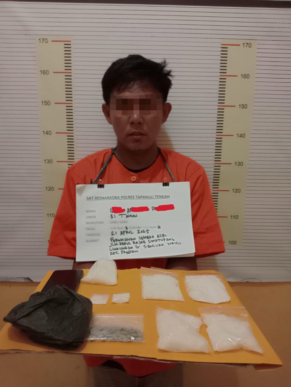 Polisi Ringkus Pengedar Narkoba di Tapteng, Ungkap Jaringan Sibolga-Tapanuli Tengah