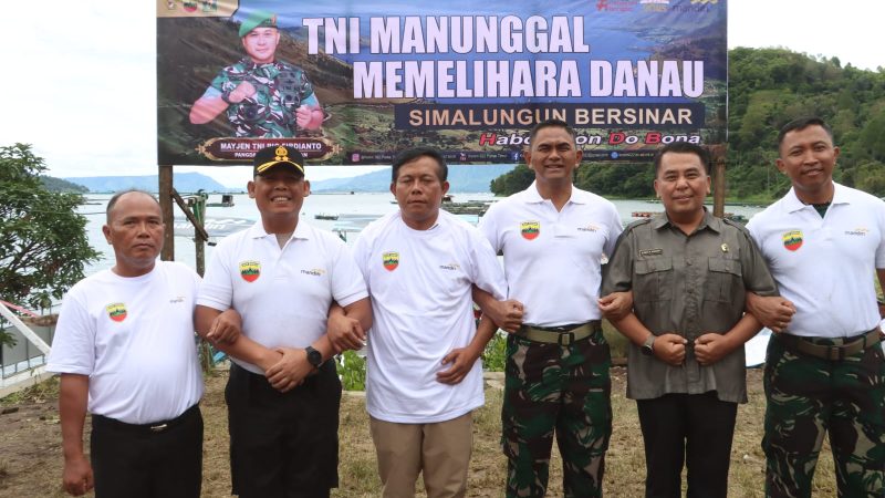 Simalungun Save Tourism’ Polres Simalungun Bersama Forkopimda Lakukan Aksi Bersih Danau Toba