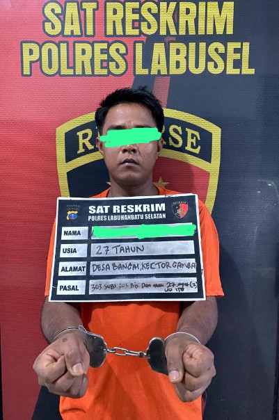 Mendukung Asta Cita Presiden, Polres Labusel Ungkap Kasus Judi Online