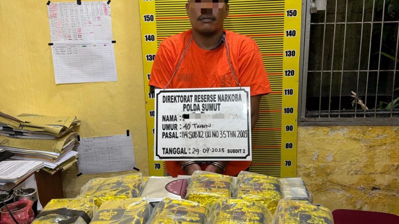 Polda Sumut Bongkar 72 Kg Sabu di Gudang Rumah dan Mobil, Komunikasi via Aplikasi Zangi